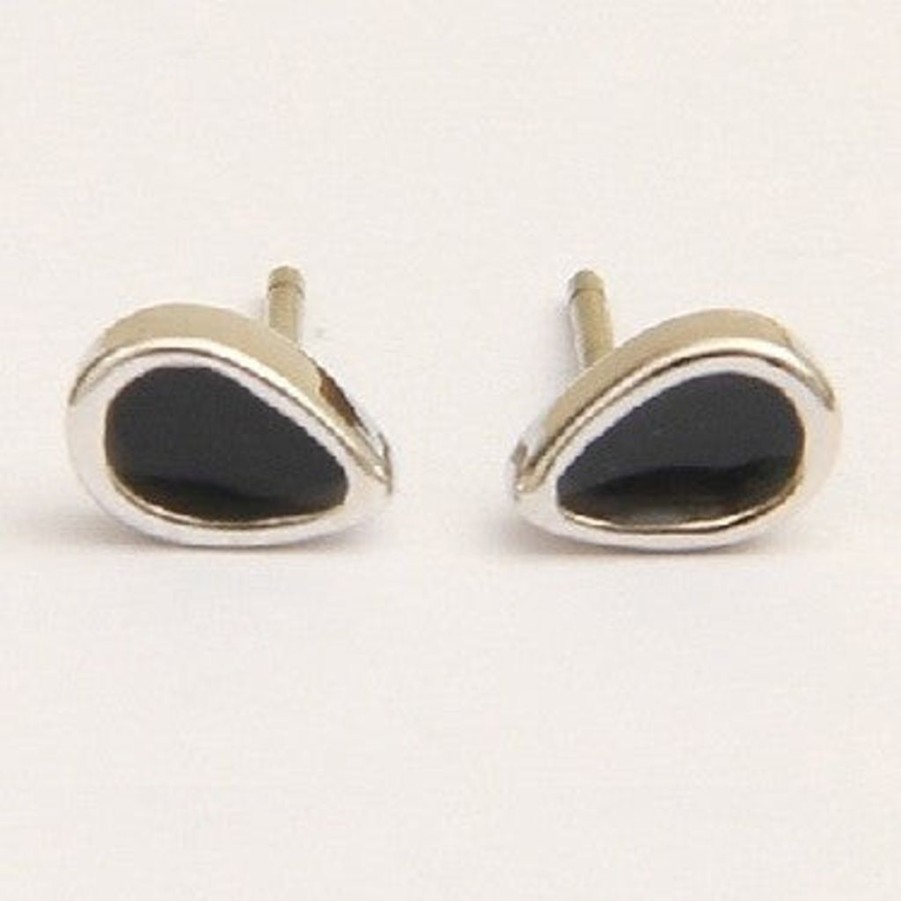 Jewellery Pigeonhole Earrings | Pigeonhole Teardrop Black Earrings