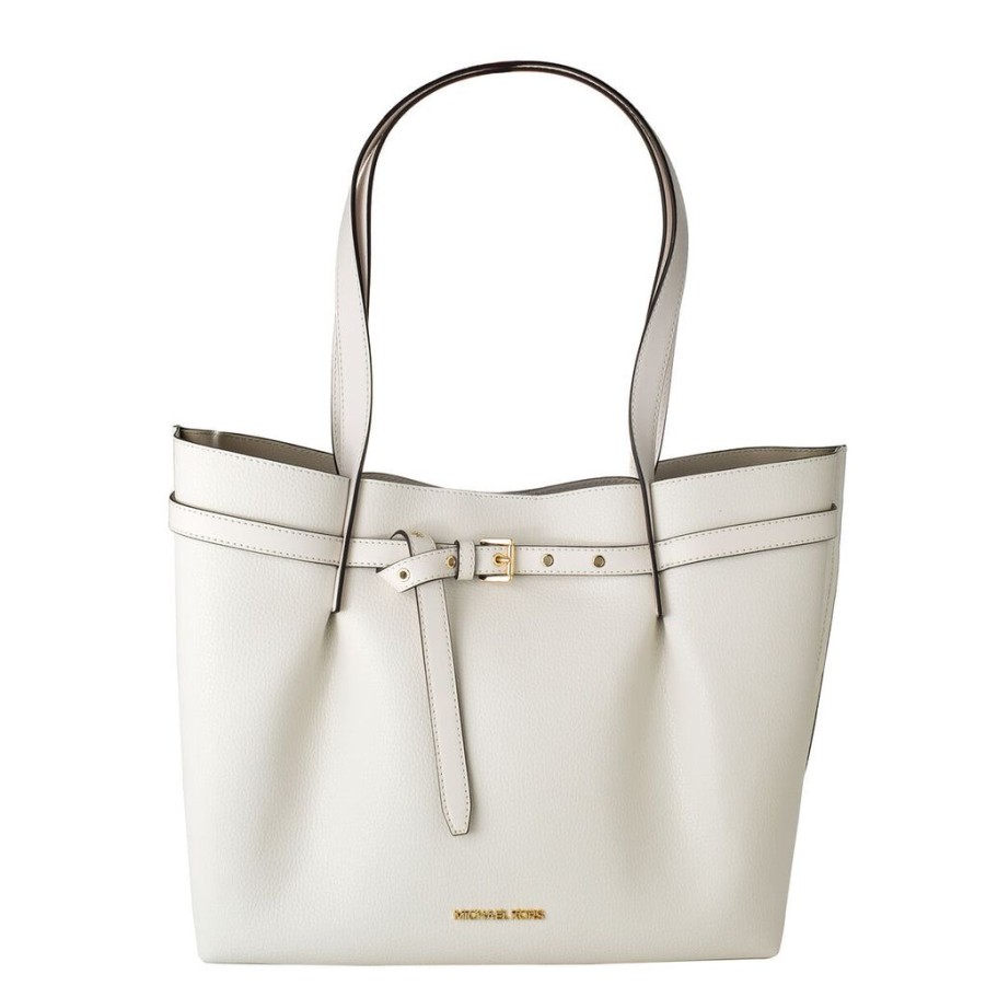 Handbags Michael Kors | Michael Kors Shoulder Bag 35H0Gu5T9T-Optic-White White 34 X 28 X 15 Cm