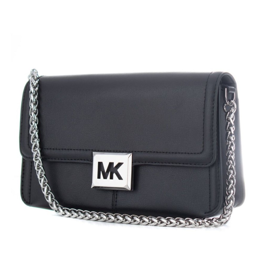 Handbags Michael Kors | Michael Kors 35F1S6Sl3L-Black Black Leather Shoulder Bag