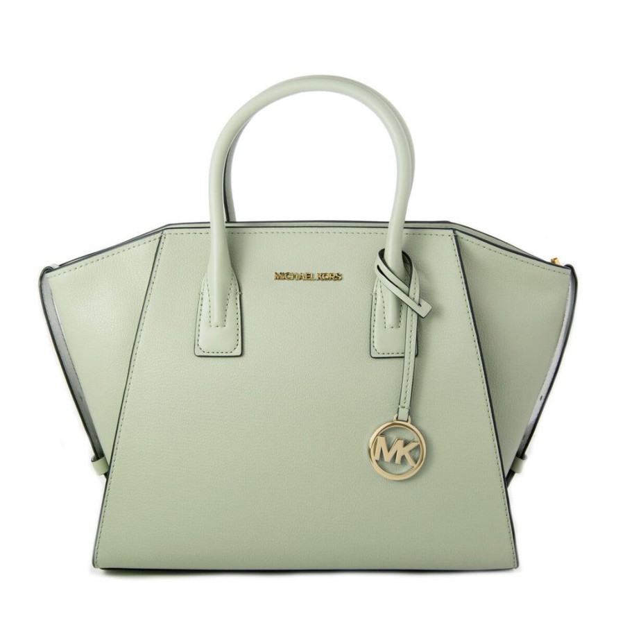 Handbags Michael Kors | Michael Kors 35F1Gtvt3L-Atom-Green Satchel Shoulder Bag Green 40 X 28 X 13 Cm