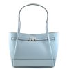 Handbags Michael Kors | Michael Kors Reed Shoulder Bag Blue 33 X 26 X 14 Cm