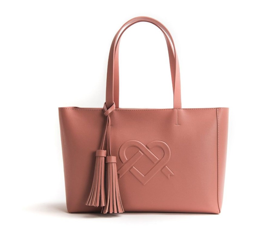 Handbags GUNAS NEW YORK | Gunas New York Tippi Blush Pink Vegan Tote Bag