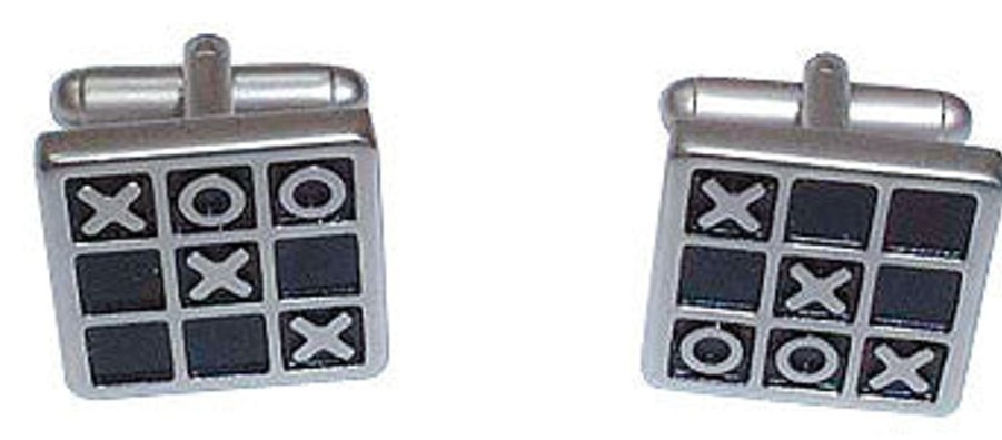 Jewellery E.C.D Cufflinks | Tic Tac Toe Cufflinks