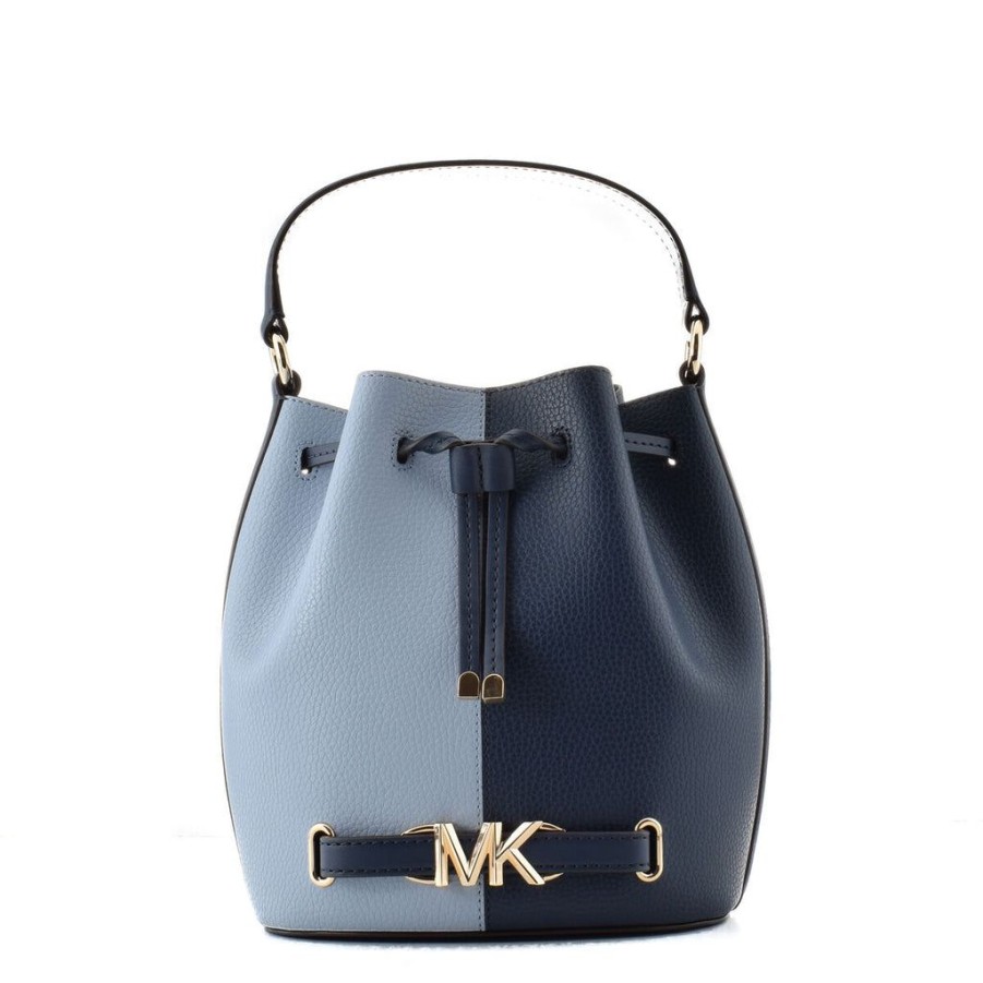 Handbags Michael Kors | Michael Kors Bucket Shoulder Bag Reed Blue 21 X 20 X 12 Cm