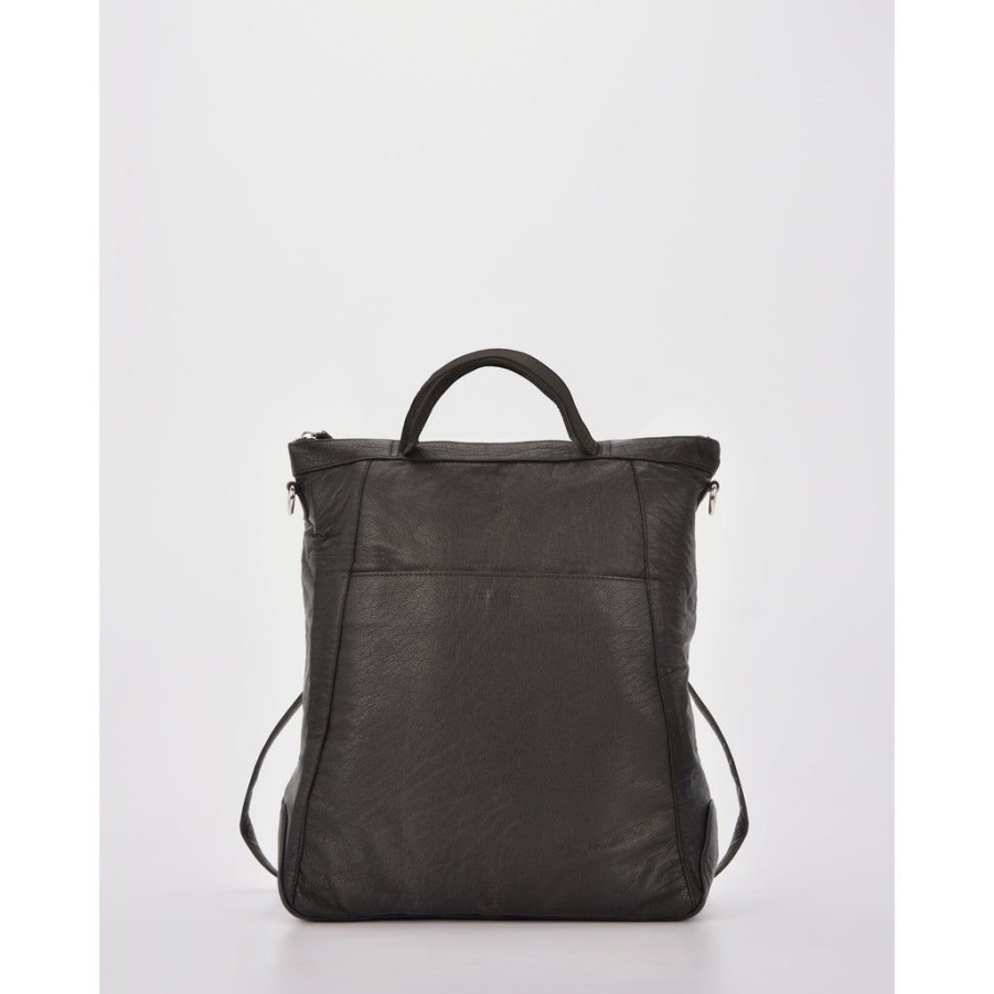 Handbags Cobb & Co | Cobb & Co Eastwood Convertible Leather Shoulder Bag & Backpack Black