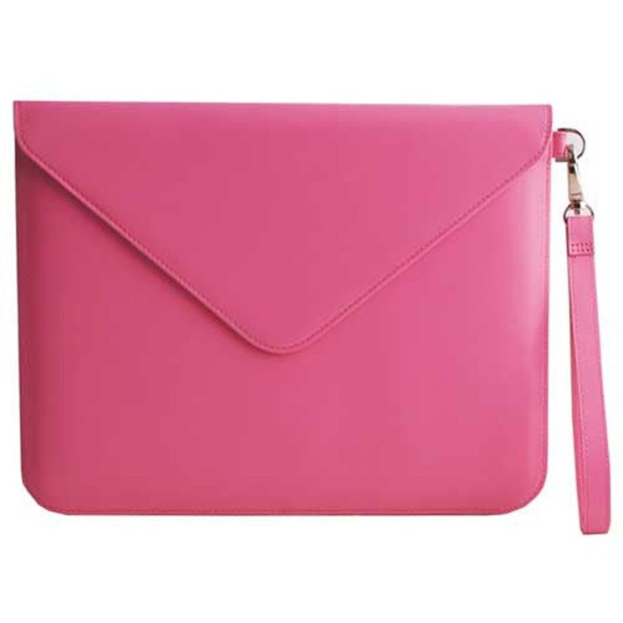 Women Paperthinks Tech Accessories | Paperthinks Recycled Leather Tablet Folio Fuchsia