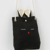 Kids Izoa Bags | Izoa Woven Bunny Pouch Bag Black