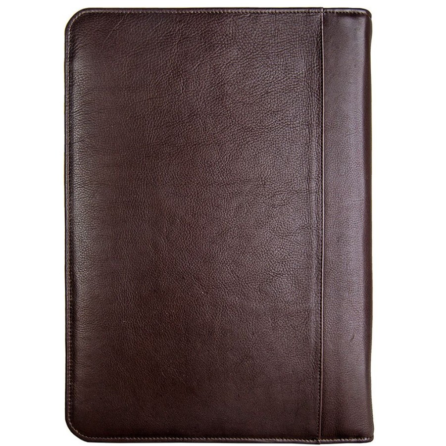 Women Hidesign Tech Accessories | Hidesign Ipad Tablet Leather Portfolio Brown