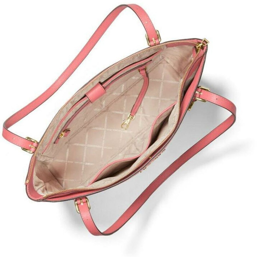 Handbags Michael Kors | Michael Kors Shoulder Bag Tote Voyager Pink 36 X 27 X 12 Cm