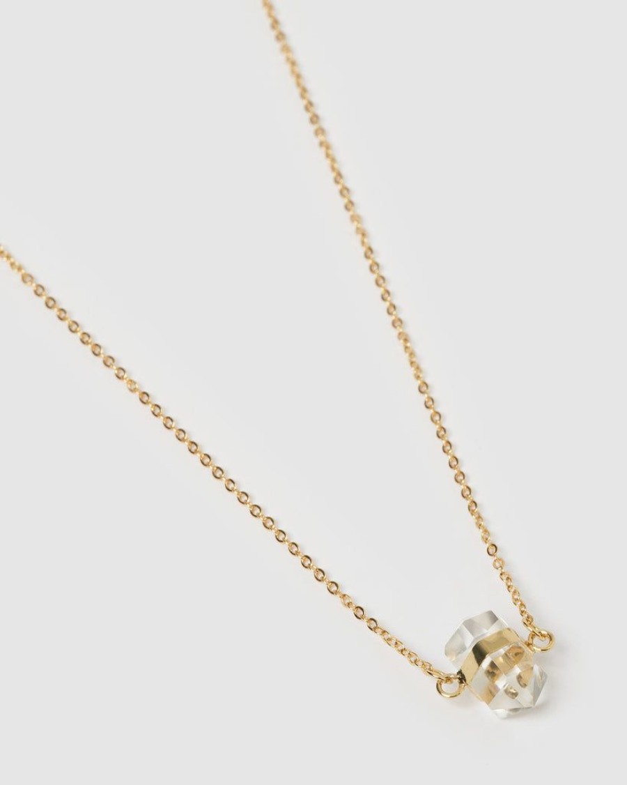 Jewellery Miz Casa & Co Necklaces | Miz Casa & Co Mini Avery Necklace Clear Quartz