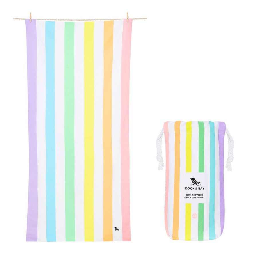 Women Dock & Bay Beach Towels | Dock & Bay Beach Towel Summer Collection Xl 100% Recycled Unicorn Waves