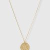 Jewellery Izoa Necklaces | Izoa Star Sign Necklace Libra Gold