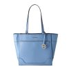 Handbags Michael Kors | Michael Kors Harrinson Tote Shoulder Bag Blue 30 X 29 X 12 Cm