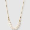 Jewellery Miz Casa & Co Necklaces | Miz Casa & Co Cove Necklace Gold Pearl