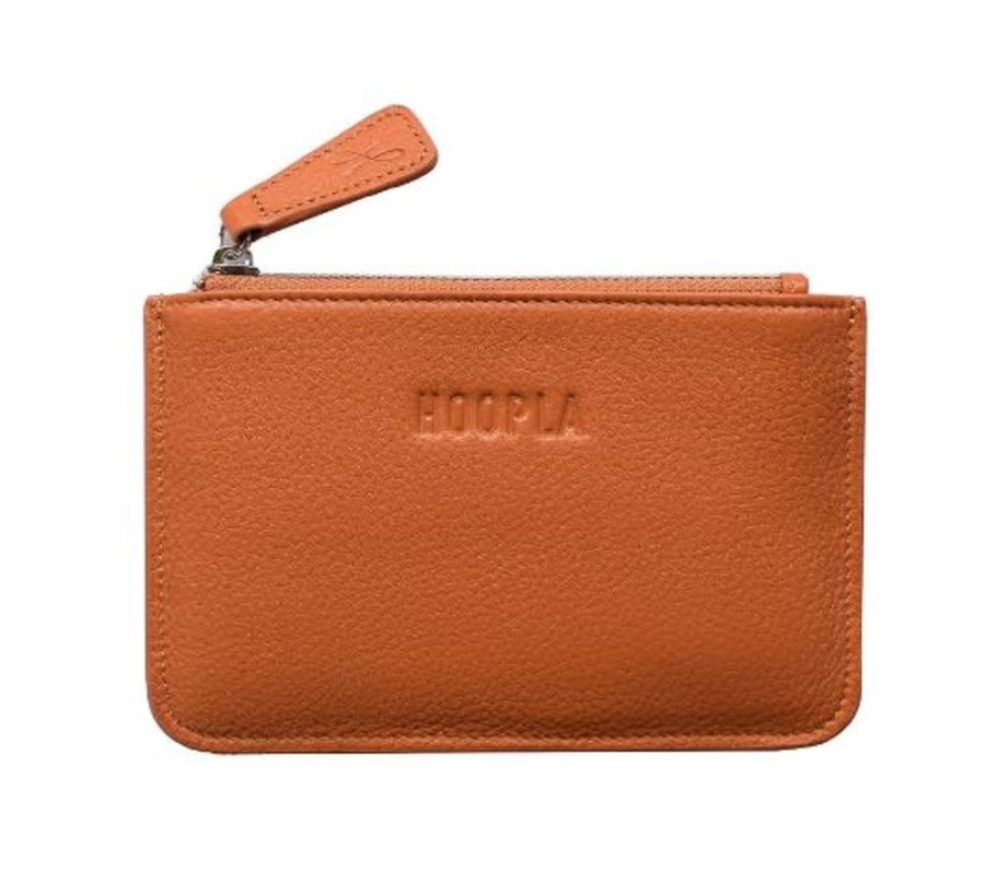 Wallets Hoopla Coin Purses | Hoopla Leather Coin Purse Ochre Brown