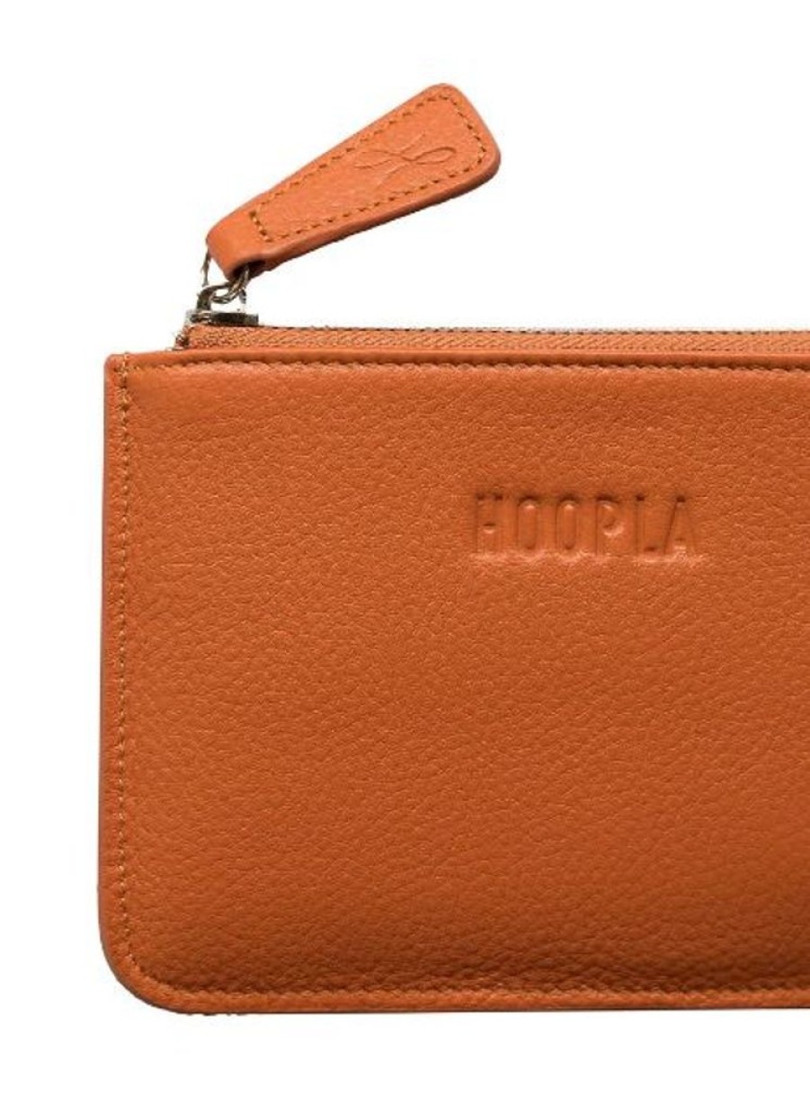 Wallets Hoopla Coin Purses | Hoopla Leather Coin Purse Ochre Brown