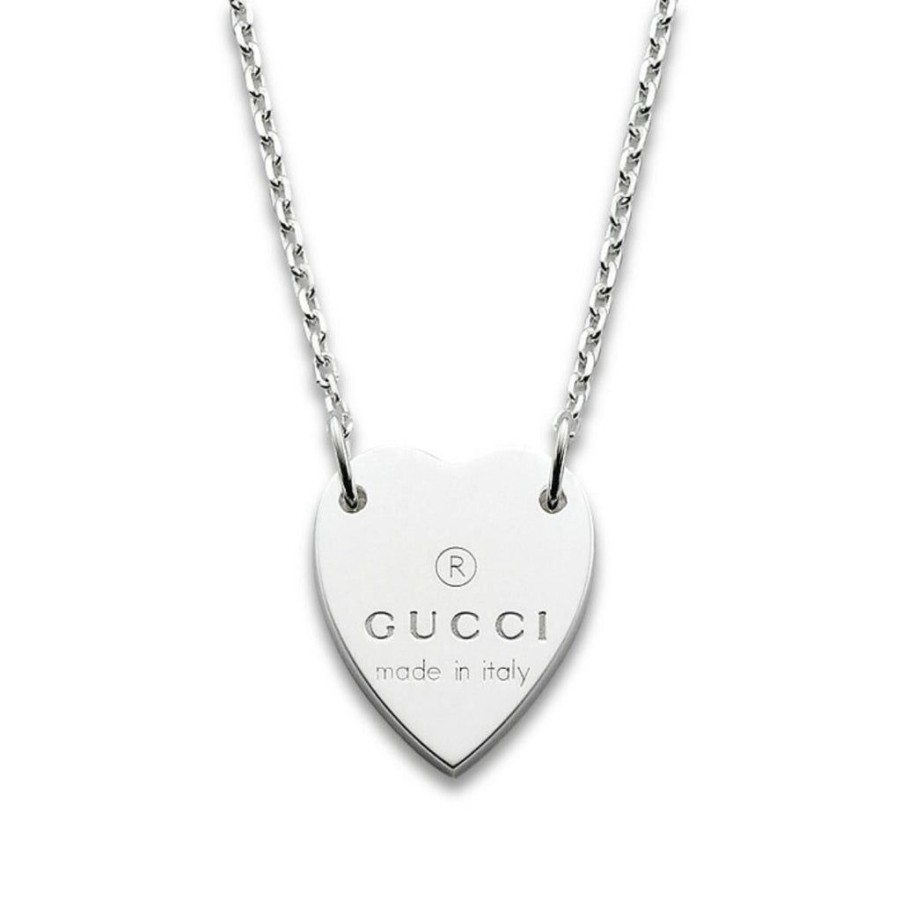 Jewellery Gucci Necklaces | Ladies'Necklace Gucci Ybb223512001 Silver