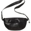 Handbags Stitch & Hide | Stitch & Hide Washed Leather St Kilda Sling/Shoulder Bag Black - Free Wallet Pouch