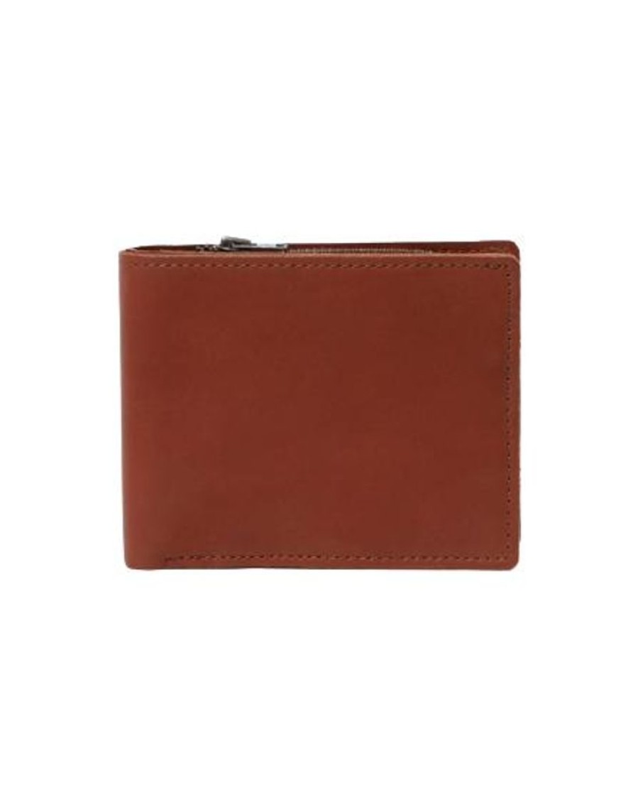 Wallets Stitch & Hide Bifold & Trifold Wallets | Stitch & Hide Leather Billy Wallet Maple Brown