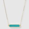 Jewellery Miz Casa & Co Necklaces | Miz Casa & Co Papeete Necklace Turquoise Gold