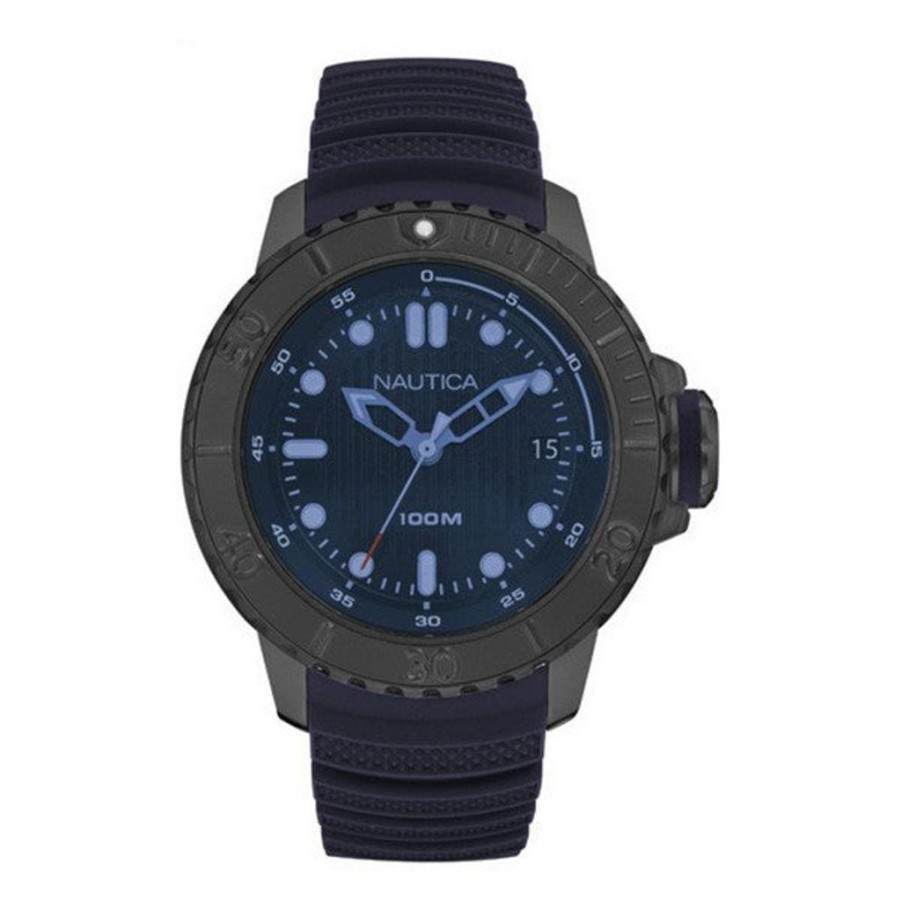 Watches Nautica Metal Watches | Nautica Nad20509G (50 Mm) Men'S Watch