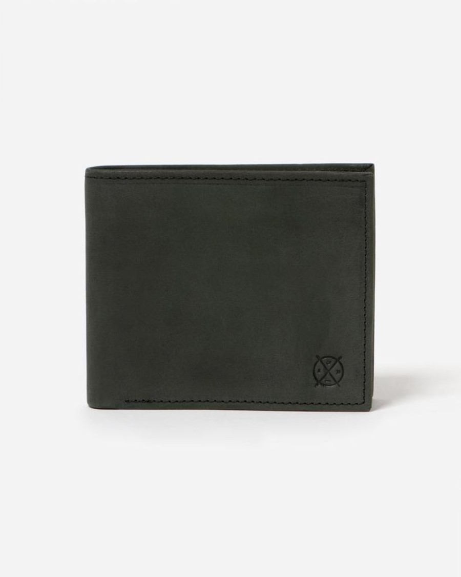 Wallets Stitch & Hide Bifold & Trifold Wallets | Stitch & Hide Leather Henry Men'S Bi-Fold Wallet Black