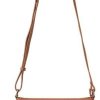 Handbags Hoopla | Hoopla Leather Crossbody Slouch Bag Chestnut Brown