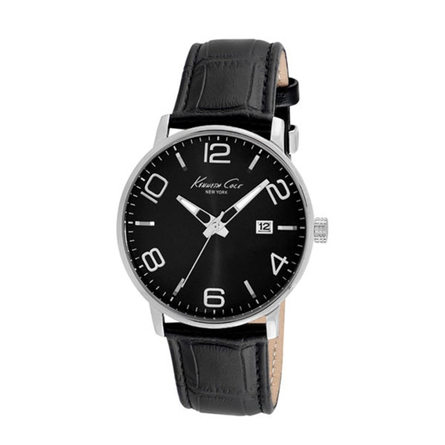 Watches Kenneth Cole Leather Watches | Kenneth Cole Ikc8005 (42 Mm) Men'S Watch