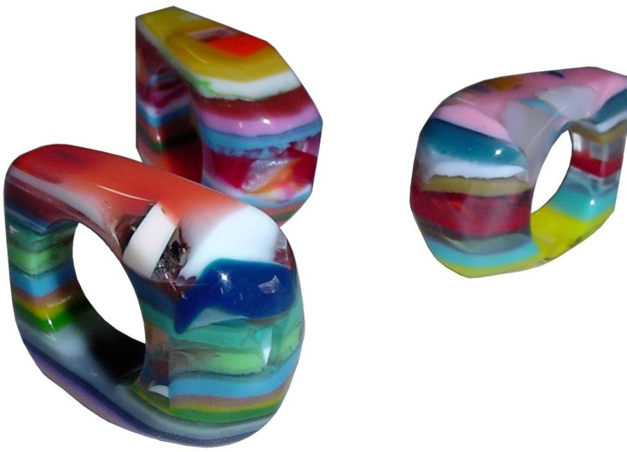 Jewellery Sobral Rings | Sobral By Jackie Brazil Liquorice All Sorts Grande Ring