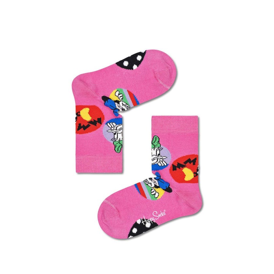 Kids Happy Socks Shoes & Socks | Happy Socks Disney Kids Daisy & Minnie Dot (3302)