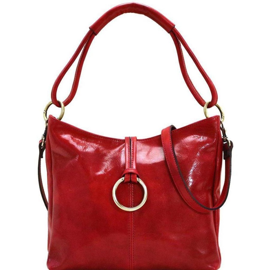 Handbags Floto | Floto Leather Tavoli Shoulder Bag