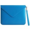 Women Paperthinks Tech Accessories | Paperthinks Recycled Leather Tablet Folio Blue Mist