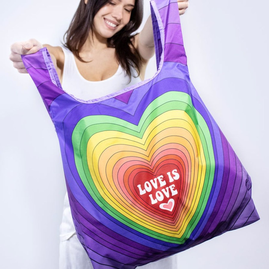 Handbags Kind | Kind Reusable Shopping Bag Medium Love Rainbow