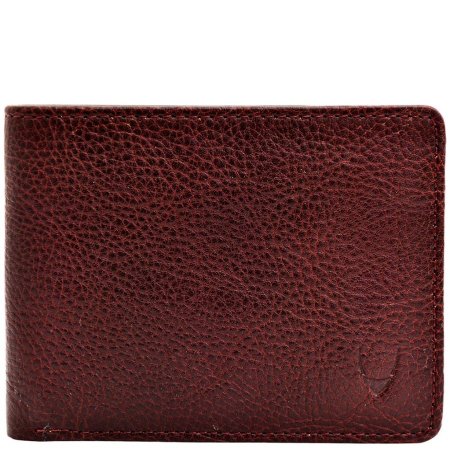 Wallets Hidesign Bifold & Trifold Wallets | Hidesign Giles Classic Compact Thin Vegetable Tanned Leather Wallet Brown