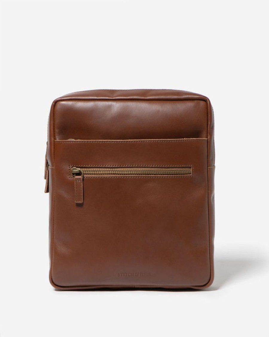 Men Stitch & Hide Satchels & Messengers | Stitch & Hide Cooper Satchel Brown