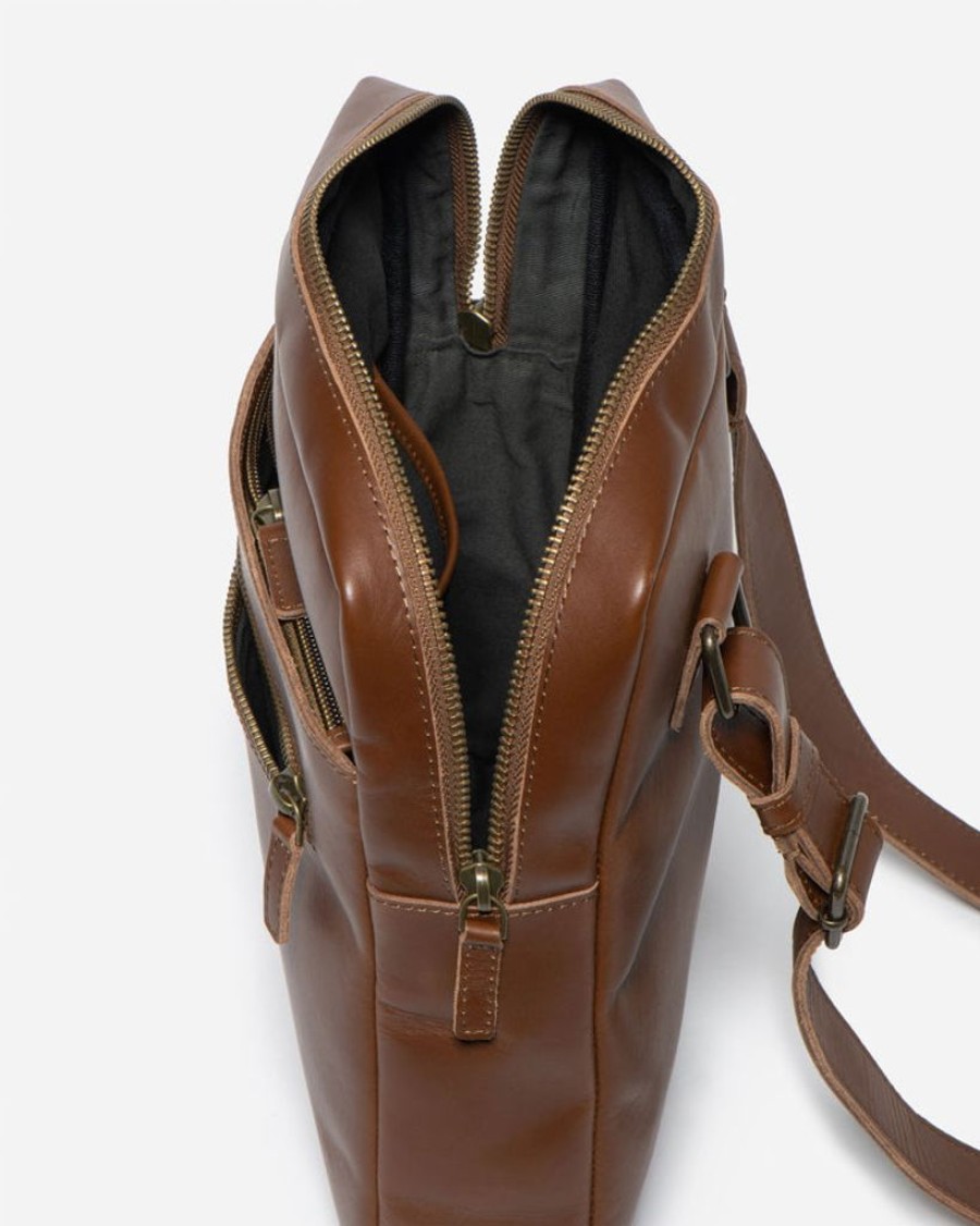 Men Stitch & Hide Satchels & Messengers | Stitch & Hide Cooper Satchel Brown