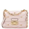 Handbags Michael Kors | Michael Kors 35F2Gnrc6I-Powder-Blush Quilted Shoulder Bag Pink 19 X 13 X 6 Cm