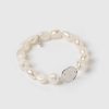 Jewellery Izoa Bracelets | Izoa Felicity Bracelet Silver Freshwater Pearl