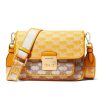 Handbags Michael Kors | Michael Kors 35T2Gs9M2J-Butter-Multi Yellow Cloth Sloan Signature Crossbody Handbag